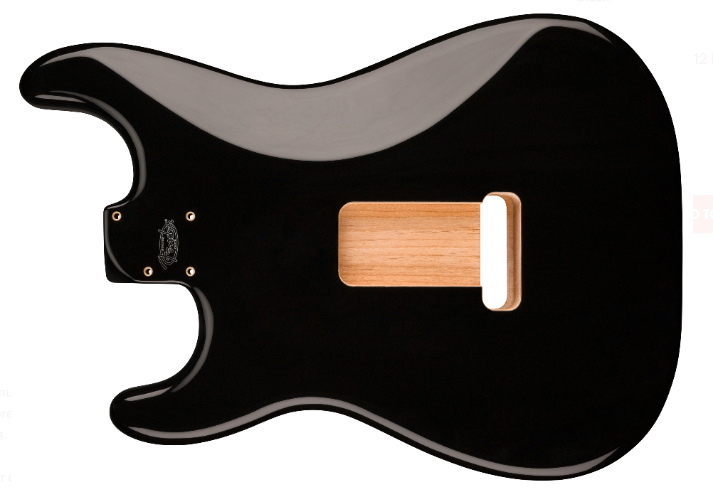 Fender S-Body Deluxe Alder black  