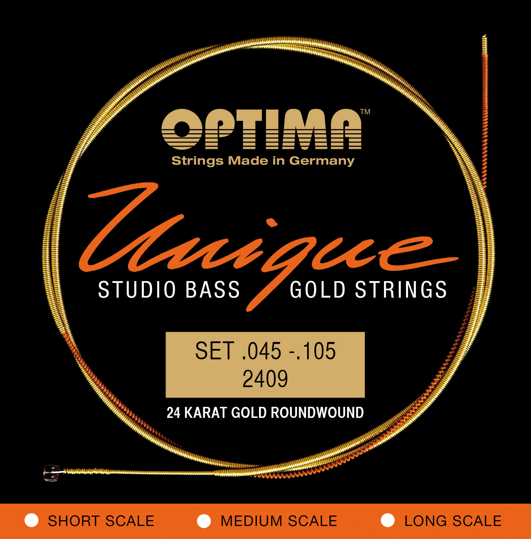 Optima 2409L Unique 24KGold Bass 045/​105 