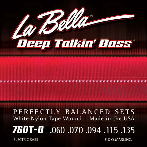 La Bella Bass 760TB White Nylon 060/​135 