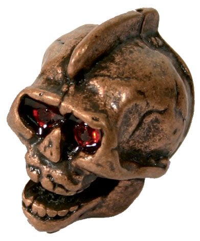 Catfish Metal Knob Skull *  