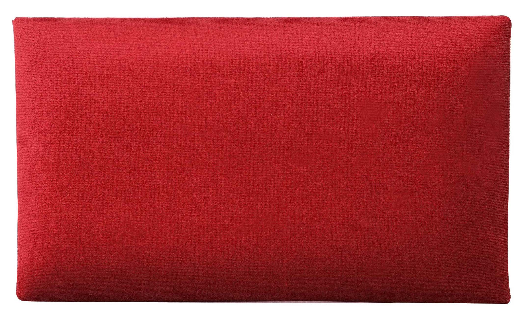 K & M 13802 Sitzpolster Samt rot  