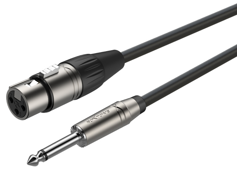 Roxtone Mic-​kabel Smart bk 5m XLR/​Kl.  