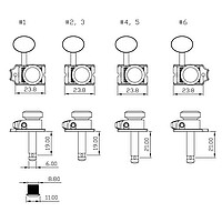 AP TK-7105-002 True Lok Vint. 6l gold  