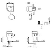 AP TK-7107-001 True Lok Mid 6l nickel  