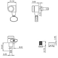 AP TK-7108-002 True Lok Mid 3/3 gold  