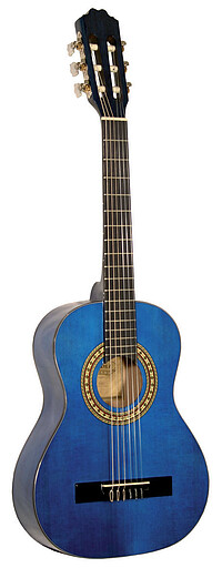 BR Classic Guitar TC401TB,​1/2, transblue 