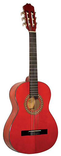 BR Classic Guitar TC601TR,​3/4,​transred  