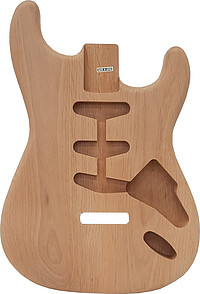 Zweiteilger Gitarrenkorpus aus japanischer Fertigung. Alder Unlackiert Fräsung von oben (für Schlagbrett-Montage): - …... Catfish JS-Korpus Alder