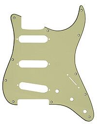 Pickguard S-​Type 3SC, 3 ply, mint green  