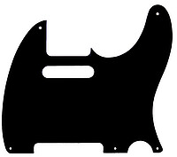 Pickguard T-​Type 1ply, schwarz  