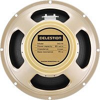 Der G12M-65 Creamback liefert den so bekannten G12M woody tone und ist mit seinen 65 Watt Belastbarkeit perfekt für …... Celestion® G12M Creamback, 12", 65W, 16