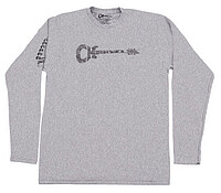 Charvel® Longsleeve Logo Tee, gray L  