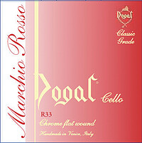 Dogal R33 Cello M. Rosso 4/​4-3/​4 chrome  