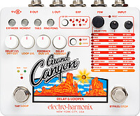 Der Grand Canyon ist ein mit Effekten bepacktes multifunktionales Delay und Looper Pedal. Das Pedal bietet eine hervorragende Klangqualität und eine Fülle an Features und Funktionen. Maximale Delay … Electro Harmonix Grand Canyon