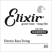 Elixir Einzel 15345 Bass nano 045  