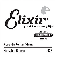 Elixir Einzel Phosphor Bronze Nanoweb *  