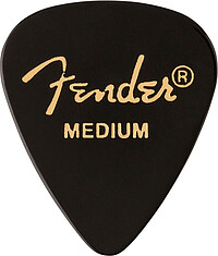 Fender® 351 Picks, Medium, Black 12  