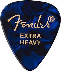 Fender® 351 Picks, XHeavy Blue Moto 12  