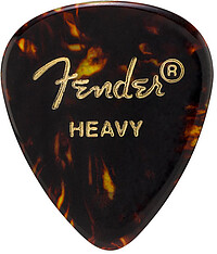 Fender® 451 Celluloid Picks shell hvy 12 