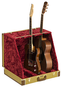 Fender® Classic Case Stand, Tweed, 3 gtr 