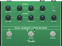 Fender® Dual Marine Layer Reverb Pedal  