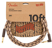 Fender® Festival Kabel, angled, 3m brown 