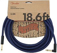 Fender® Festival Kabel, angled 5,5m blue 