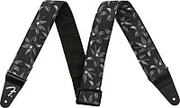 Fender® Hawaiian Strap black floral 5cm  