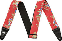 Fender® Hawaiian Strap red floral 5cm  