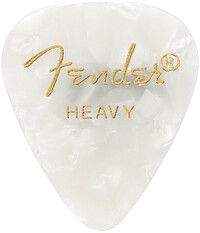 Fender® Picks 351 heavy/​white moto (12)  