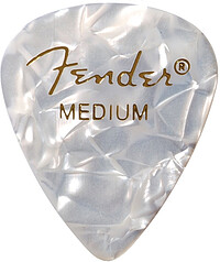Fender® Picks 351 medium/​white moto (12) 