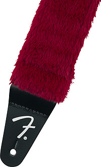 Fender® Poodle Plush Strap, red  