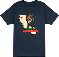 Fender® Rocks Cali T-​Shirt, Navy, L  