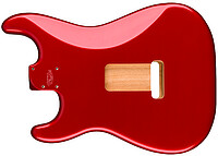 Fender S-Body Deluxe Alder c. apple red  