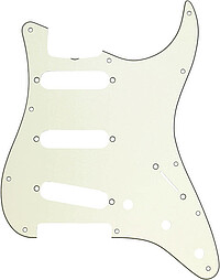 Fender® Strat® Pickguard 11-​h 3ply mintg 