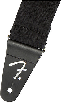 Fender® Supersoft Strap, black, 5cm  