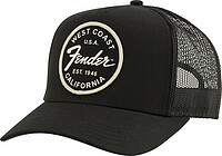 Fender® West Coast Trucker Hat, Black  