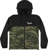 Fender® Windbreaker, Camo and Black, S  