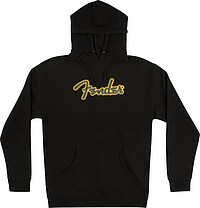 Fender® Yellow Stitch Logo Hoodie bk S  