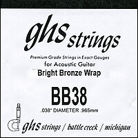 GHS Einzelsaite Bright Bronze BB 38  