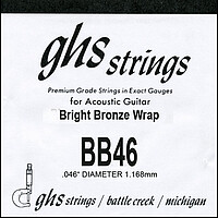 GHS Einzelsaite Bright Bronze BB 46  