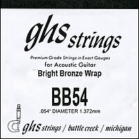 *GHS Einzelsaite Bright Bronze BB 54  