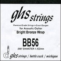 GHS Einzelsaite Bright Bronze BB 56  