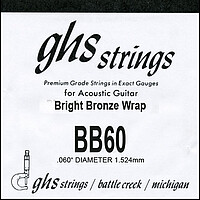 GHS Einzelsaite Bright Bronze BB 60  