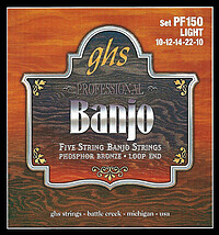 GHS PF150 5-​String Banjo 010/​010  