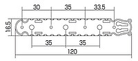 Gotoh 35G-450 Mechanik 3L3R nickel  