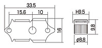 Gotoh SE-780 Mechanik 3L3R chrom  