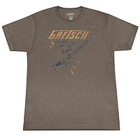 Gretsch® Lightning Bolt T-​Shirt, brn M  
