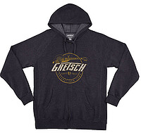 Gretsch® P&F Zip Hoodie, grey, L  