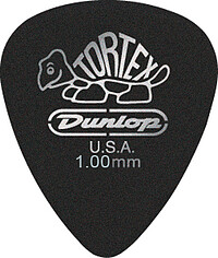 Dunlop Plectren Black Tortex 100 (12)  